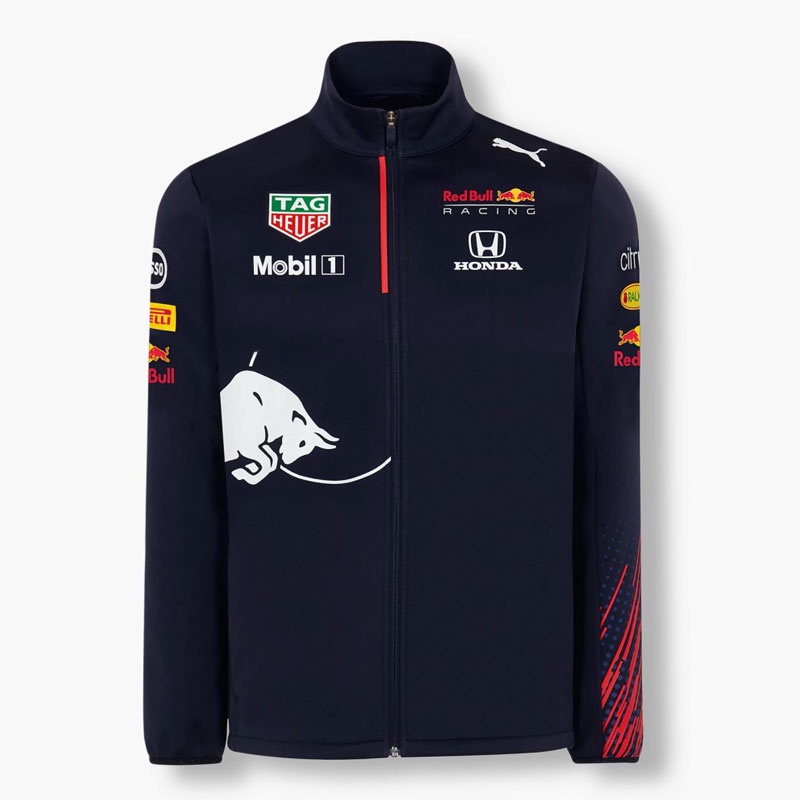 新款f1賽車服長袖紅牛車隊外套風衣春秋冬裝Red Bull夾克訂製