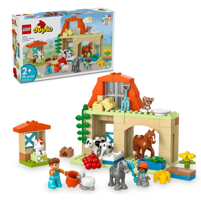 &lt;屏東自遊玩&gt;樂高 LEGO 10416 Duplo 得寶系列 照顧農場動物