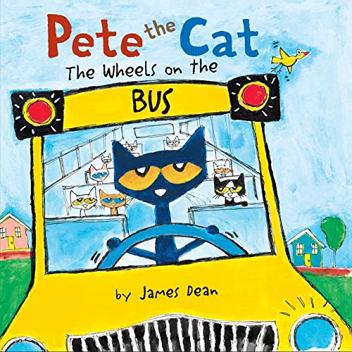 The Wheels on the Bus (硬頁書)/James Dean Pete the Cat 【禮筑外文書店】