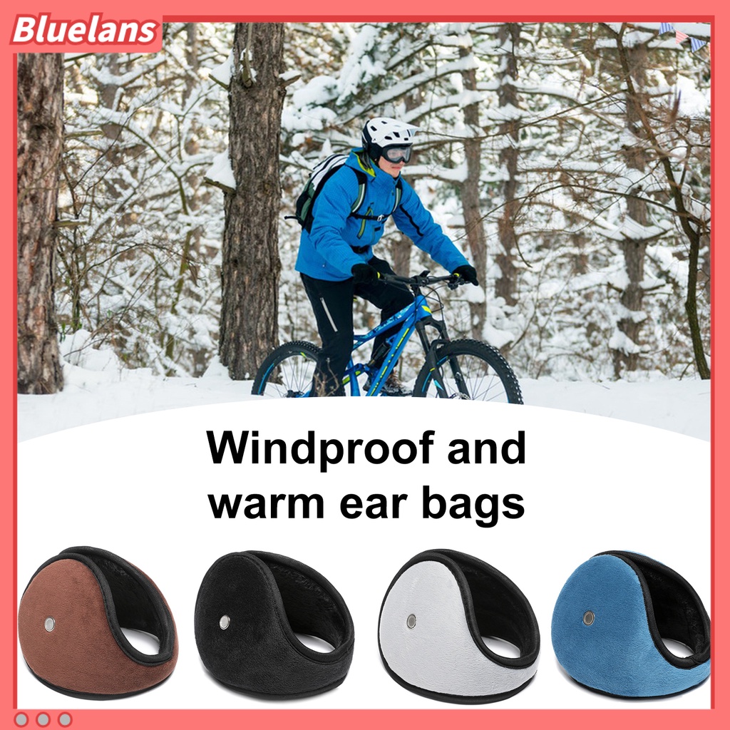 [BLS] 冬季保暖耳罩純色超柔軟超厚防風戶外耳罩毛絨耳罩