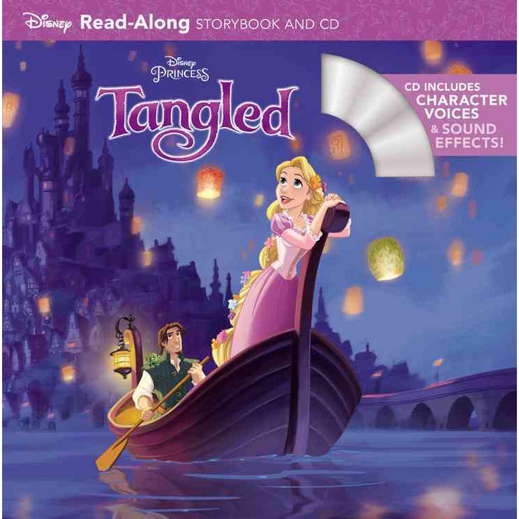 Tangled Read-Along Storybook and CD/Disney Book Group【禮筑外文書店】