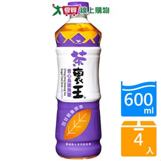 茶裡王青心烏龍茶無糖600MLx4【愛買】