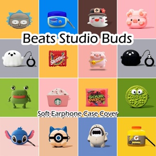 現貨! 適用於 Beats Studio Buds 保護套時尚卡通系列軟矽膠耳機套保護套 NO.2