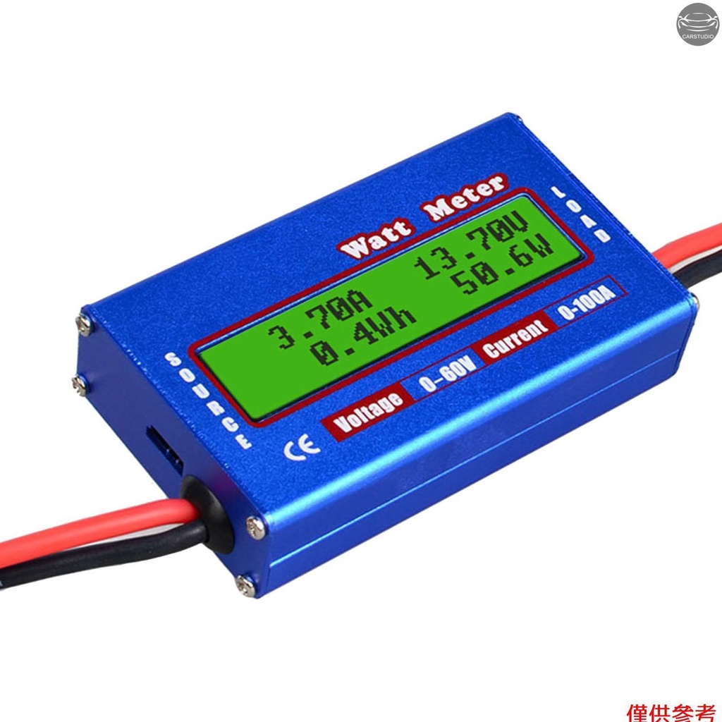 RC瓦特計100A功率分析儀數字LCD平衡電池電壓檢查器
