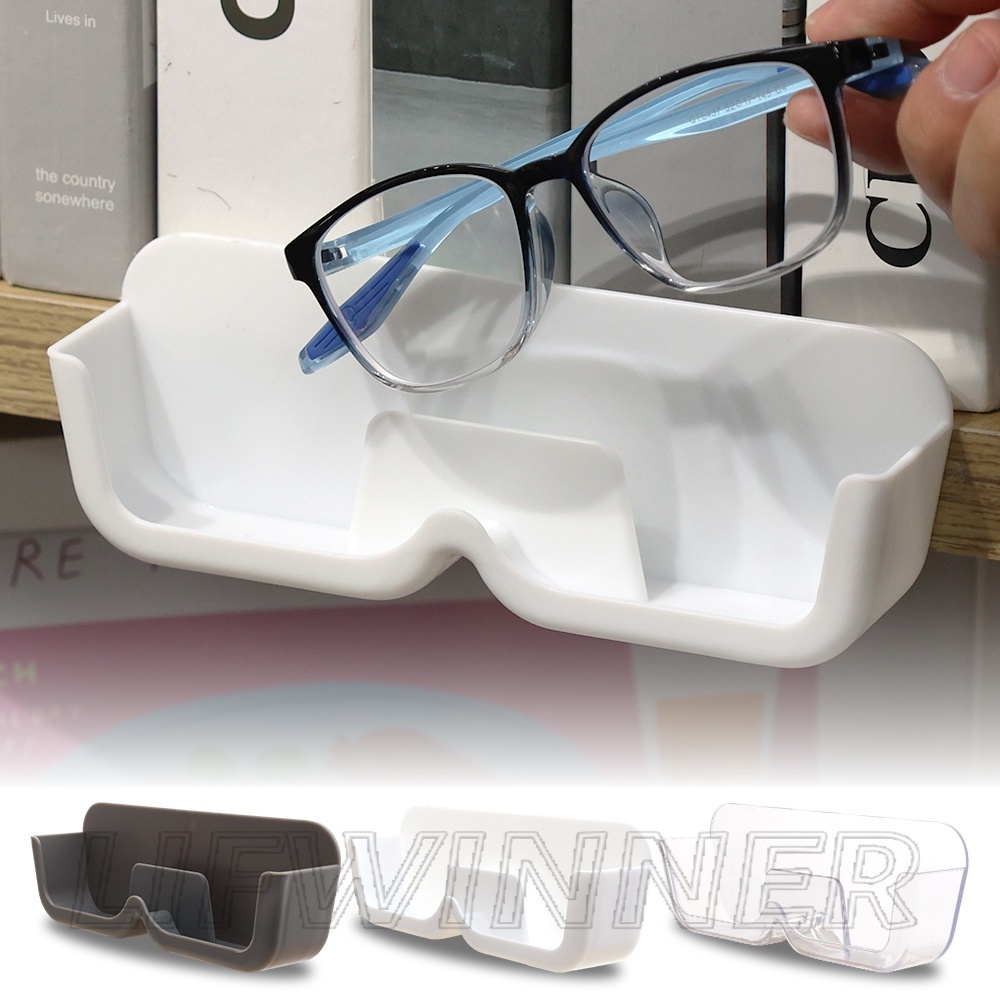 壁掛式太陽鏡展示架 - 衣櫃裝飾收納盒 - 免打孔眼鏡收納架 - 珠寶鏡片眼鏡收納盒
