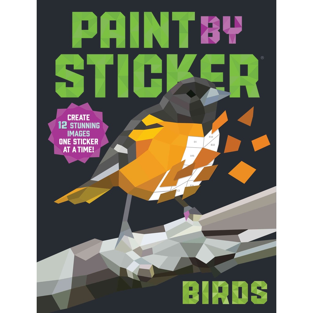 Paint by Sticker: Birds (貼紙書)/Workman Publishing【三民網路書店】