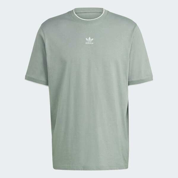 Adidas Ess Tee IB8686 男 短袖上衣 T恤 運動 休閒 寬鬆 棉質 舒適 綠