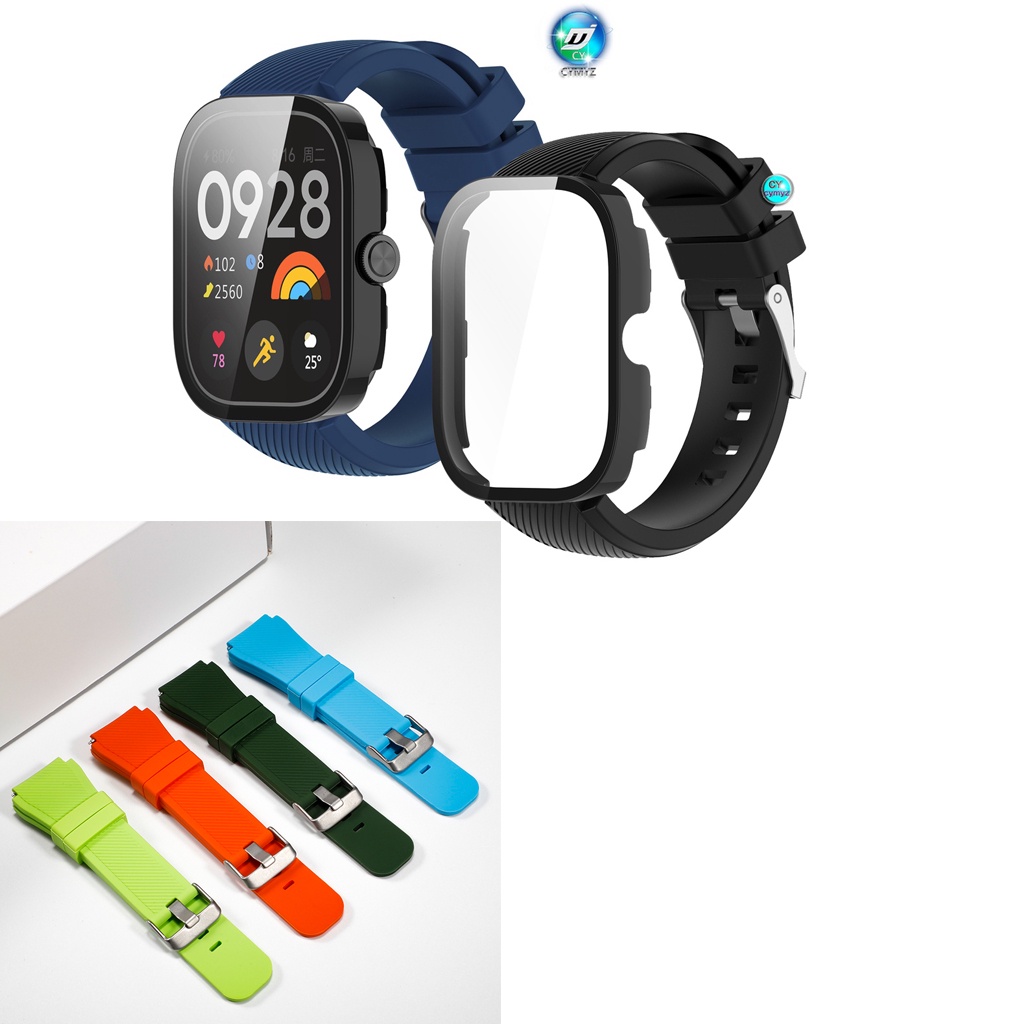 Redmi Watch 4 錶帶 Redmi Watch 4 矽膠錶帶智能手錶錶帶運動腕帶 Redmi Watch 4