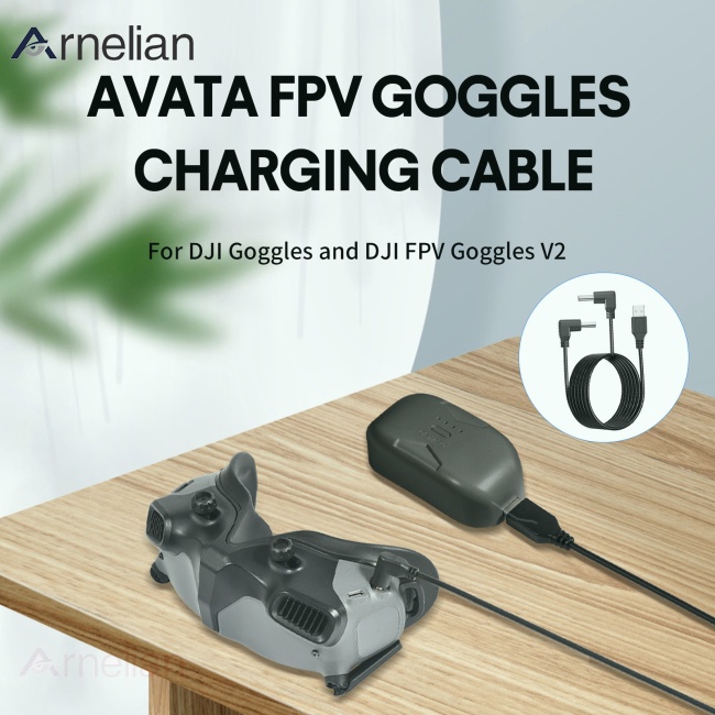 Arnelian 充電線電源線兼容 Dji Avata / Dji Goggles 2 / Dji Fpv Goggle