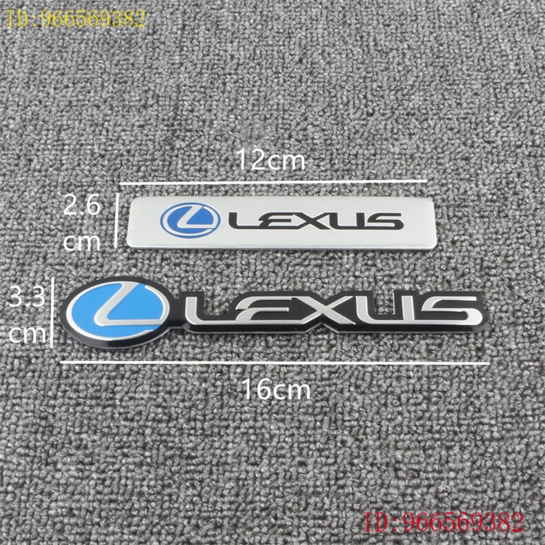 Lexus- 凌志 GS、es350、LC 車身劃痕遮擋貼標 LOGO 改裝運動F-SPORT車貼 金屬車標尾標側標 藍