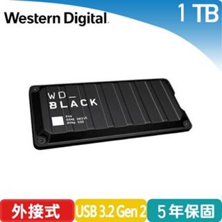 WD 威騰 黑標 P40 Game Drive SSD 1TB 電競外接式SSD