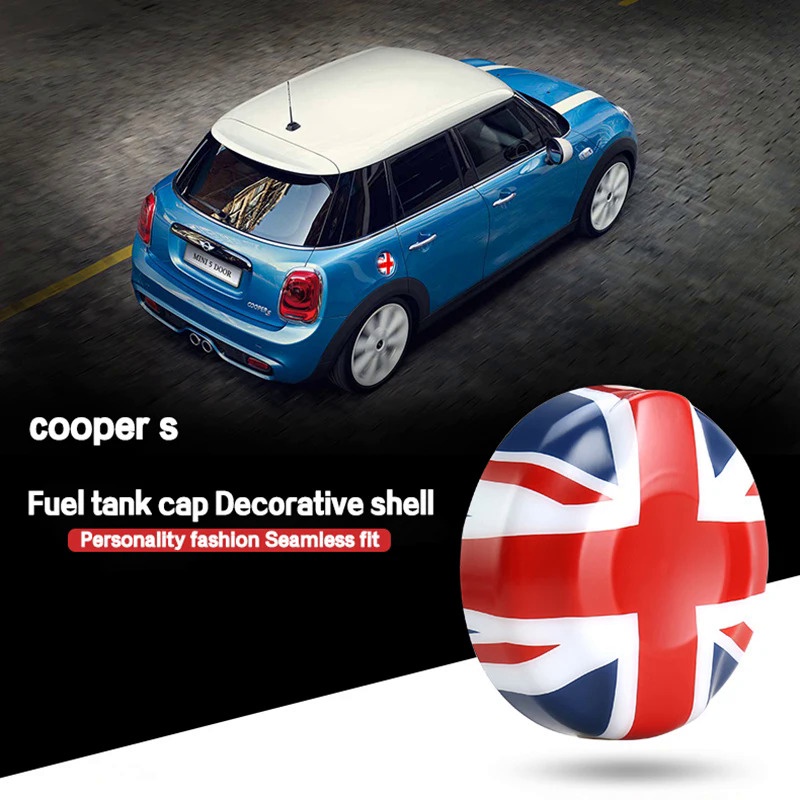 汽車油箱蓋加油口蓋裝飾外殼外部改裝mini ONE COOPER S F55 F56 COOPER造型裝飾配件