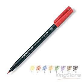 【STAEDTLER 施德樓】油性萬用投影筆-0.4mm（紅色）【金石堂】
