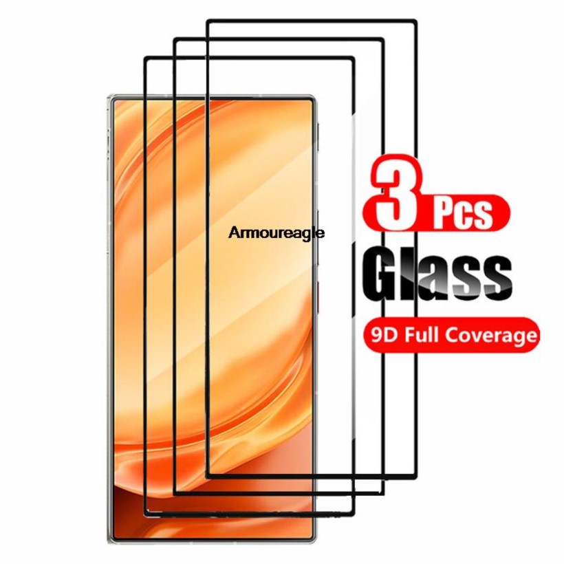 ZTE NUBIA 3pcs 適用於中興努比亞 Z50 Ultra 5G 鋼化玻璃屏幕保護膜全覆蓋邊緣 3D 顯示屏保護