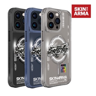 SKINARMA iPhone 15 Pro / Max Bolt 閃電漩渦磁吸防摔手機殼 附掛繩環｜Magsafe