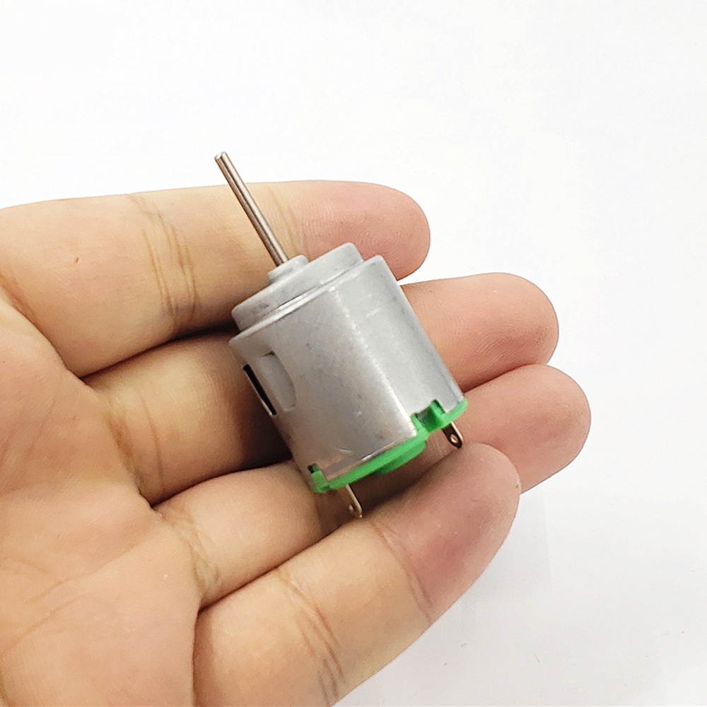Dc 1.5-5V 3.7V Micro Mini 260電機USB小風扇遙控車電機17MM長軸碳刷DIY玩具車/船模型