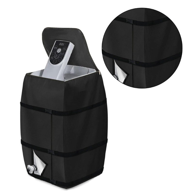 Nevʚ ɞ 升級版絕緣泵蓋拉鍊充氣熱泵蓋輕質袋用於熱水器浴缸塗