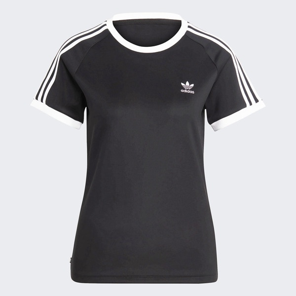 Adidas Slim 3 Str Tee IB7438 女 短袖上衣 T恤 運動 休閒 經典 三葉草 舒適 黑