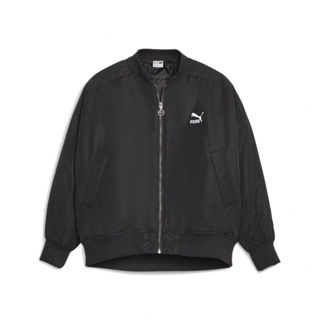 Puma 外套 T7 Bomber 女款 黑 寬鬆 飛行外套 基本款 鋪棉 著用款【ACS】 62168901