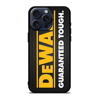 新品DEWALT METAL LOGO 時尚新款精緻手機殼保護套適用於 IPhone 15 Pro Max
