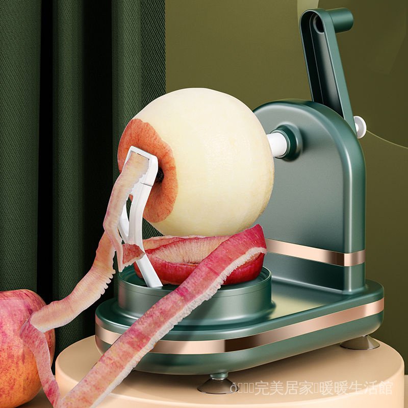 手搖削蘋果神器傢用自動削皮器颳皮刀刨水果削皮機蘋果皮削皮神器