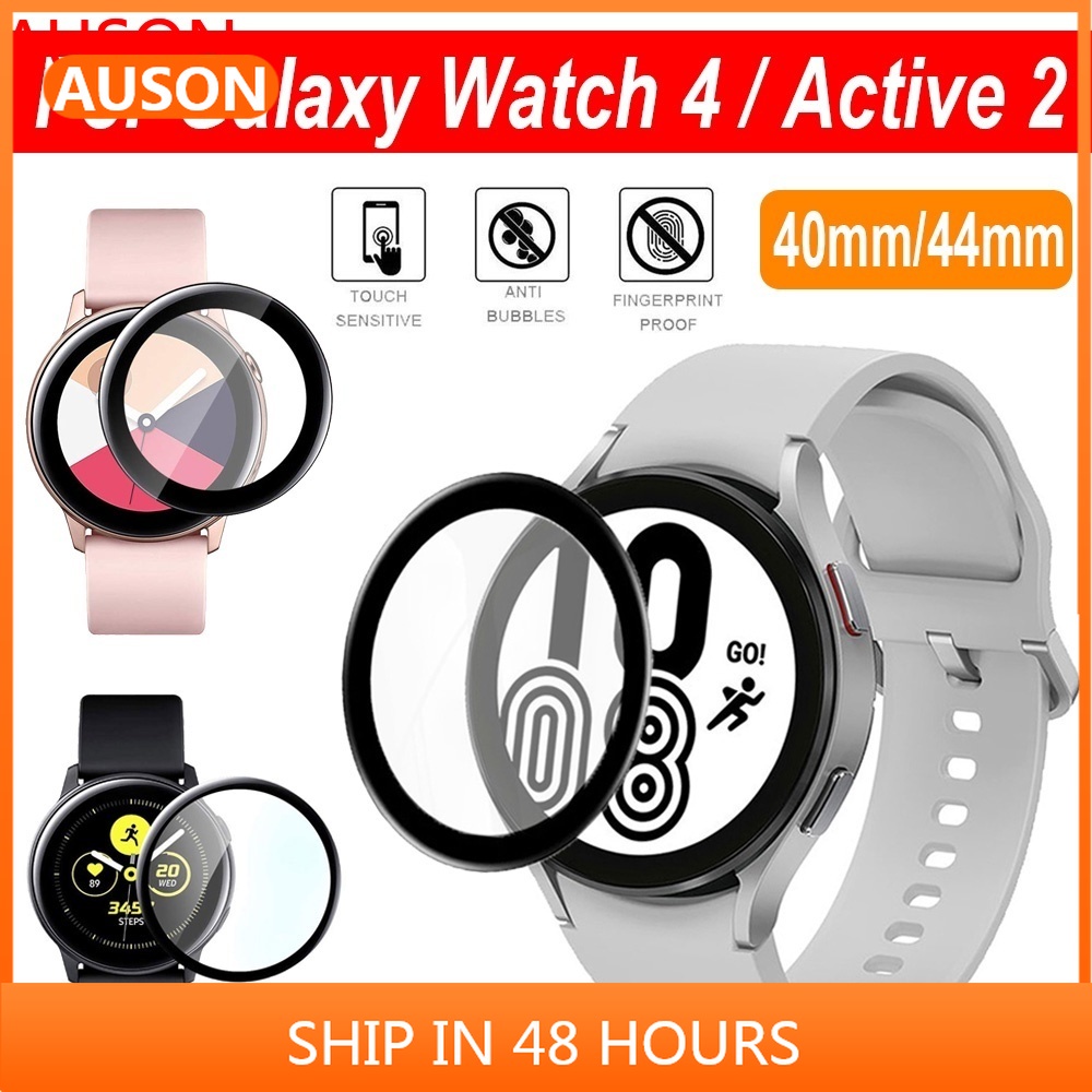 AUSON Galaxy Watch 4 40mm 44mm保護貼 Galaxy Active 2 曲面熒幕貼 保護膜