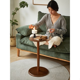 『Royal_Furniture』北歐風格全實木櫸木啞鈴邊幾客廳沙發小茶几置物架臥室簡約小邊桌