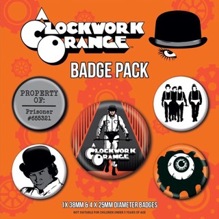 【發條橘子】主題徽章組/ A CLOCKWORK ORANGE