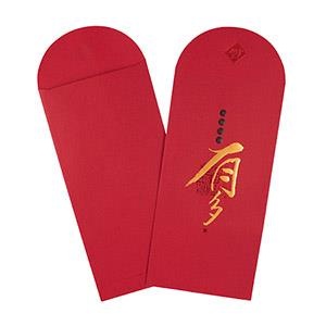 Dr.Paper精緻紅包袋（紅細紋－有多）2入/包 MA－R01【金石堂】