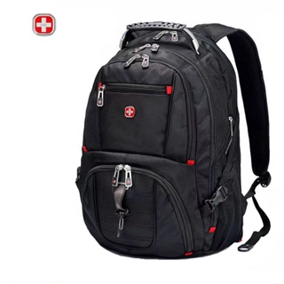 瑞士軍刀商務休閒通勤後背包簡約輕便多功能背包書包旅行