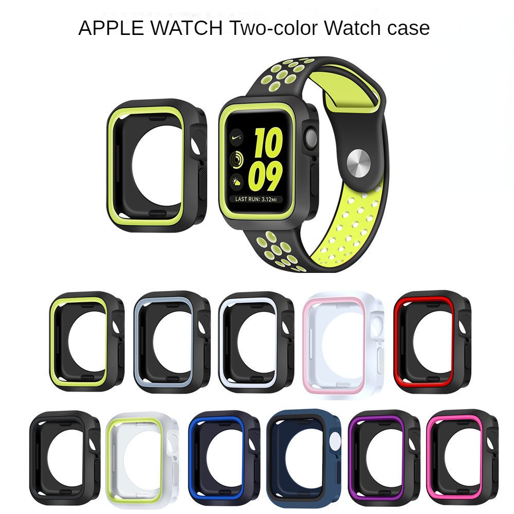 2 色錶帶 蘋果手錶雙色+ Apple Watch series 7 6 SE 5 4 3 2 1 44mm 40mm