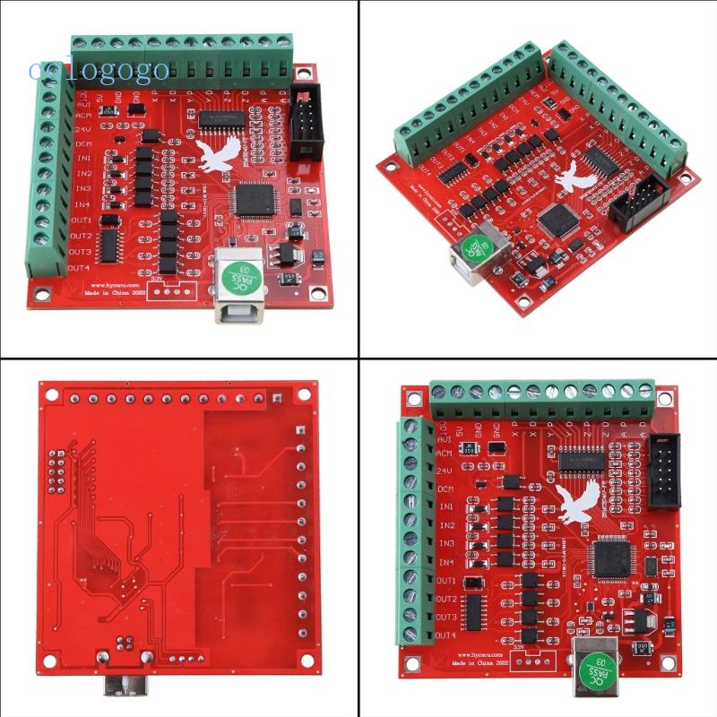 Colo 4 軸 Mach3 步進電機運動控制器卡分線板 USB 接口 CNC 控制器板用於步進電機