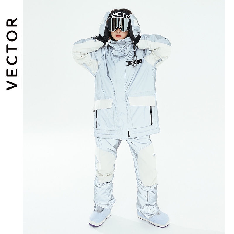 【商城品質✨24h出貨】滑雪服 滑雪套裝 滑雪褲 滑雪外套 VECTOR新款滑雪服單雙板保暖防寒滑雪服雪鄉滑雪防風夾克