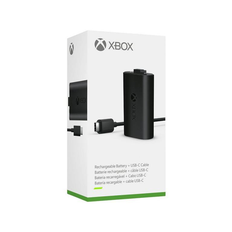 適用於 Xbox Series X 和 Xbox Series S 的官方 Xbox One 系列可充電電池 + USB