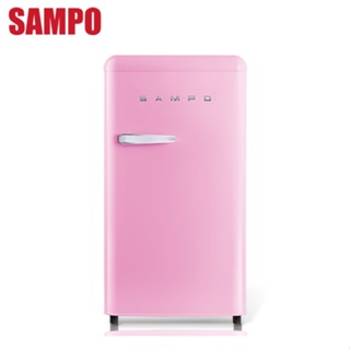 SAMPO 聲寶 99L 一級能效 復古歐風 美型 單門小冰箱 SR-C10(P)