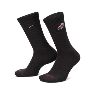 Nike 襪子 Everyday Plus Cushioned 黑 單雙 長襪 中長襪 【ACS】FQ0327-010
