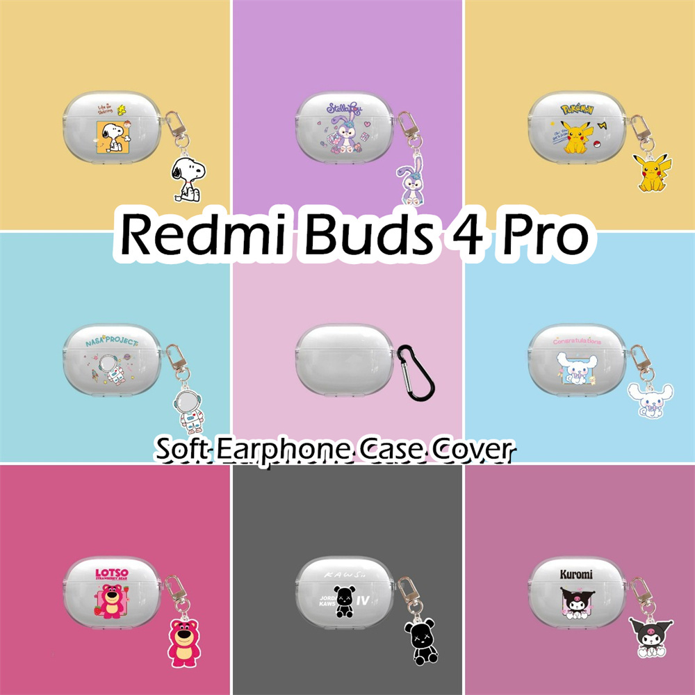 【imamura】適用於 Redmi Buds 4 Pro 保護套甜美可愛卡通軟矽膠耳機套保護套