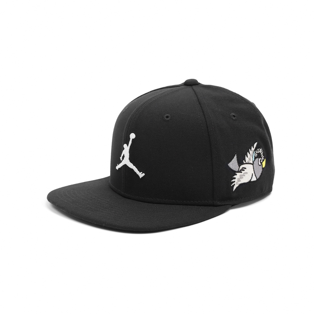 Nike 帽子 Jordan Cap 男女款 黑 刺繡 棒球帽  老帽 運動【ACS】 FD5183-010