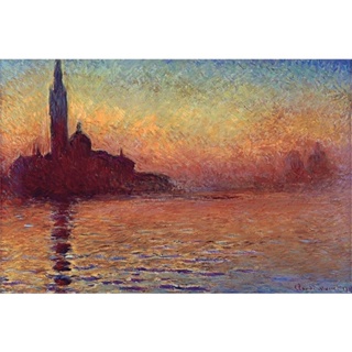 莫內 晨曦中的聖喬治 進口海報/Claude Monet