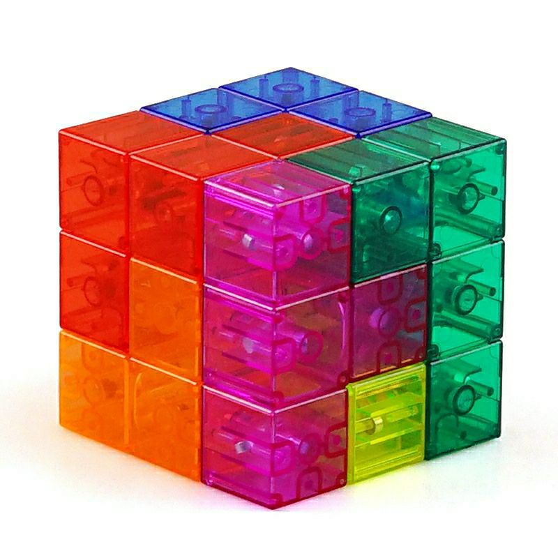 «積木» 現貨 永駿磁力 積木 魔方索瑪立方體俄羅斯方塊拼圖遊戲 積木 魯班磁立方