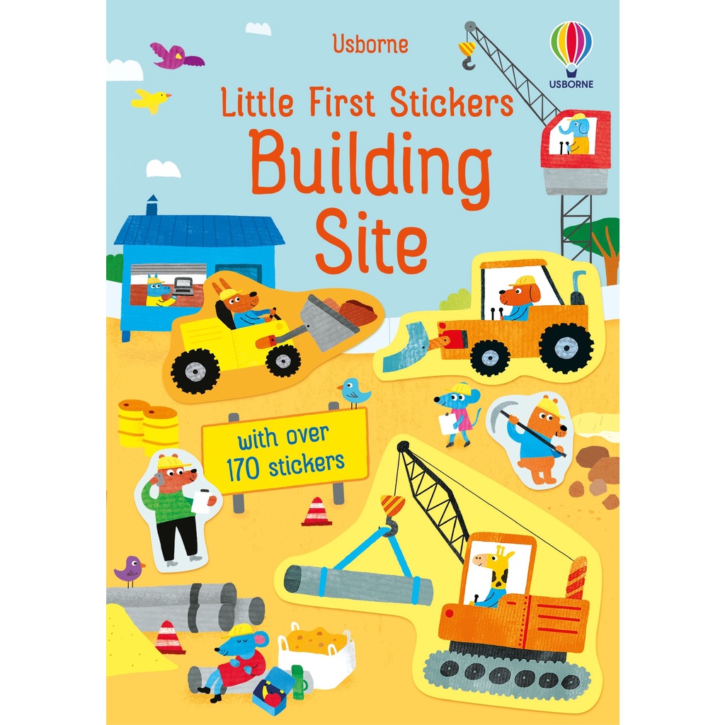 Little First Stickers Building Site/Jane Bingham【禮筑外文書店】