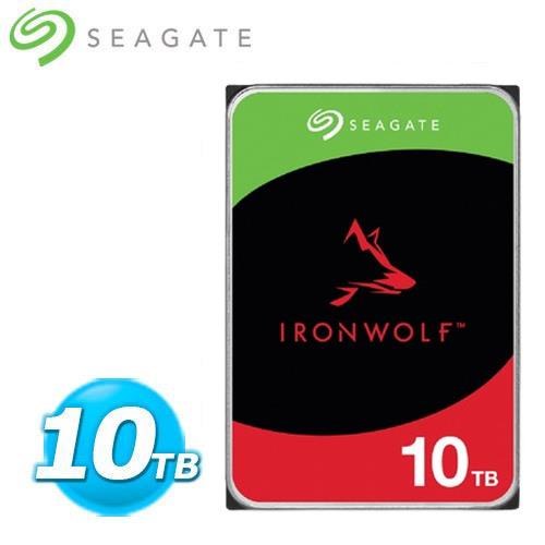 Seagate 3.5吋 10TB IronWolf  NAS硬碟(ST10000VN000)