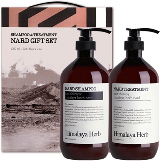 Nad Himalayan Herb Nad Nad 洗髮水 1L + Treatment 1L 禮盒 1套韓國流行化妝