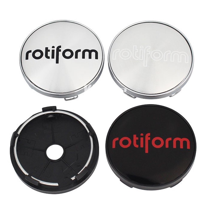 ◤KKone◢ 60MM輪轂蓋  ROTIFORM標誌貼紙輪圈蓋 改裝輪蓋 55MM內徑通用防塵中心蓋子