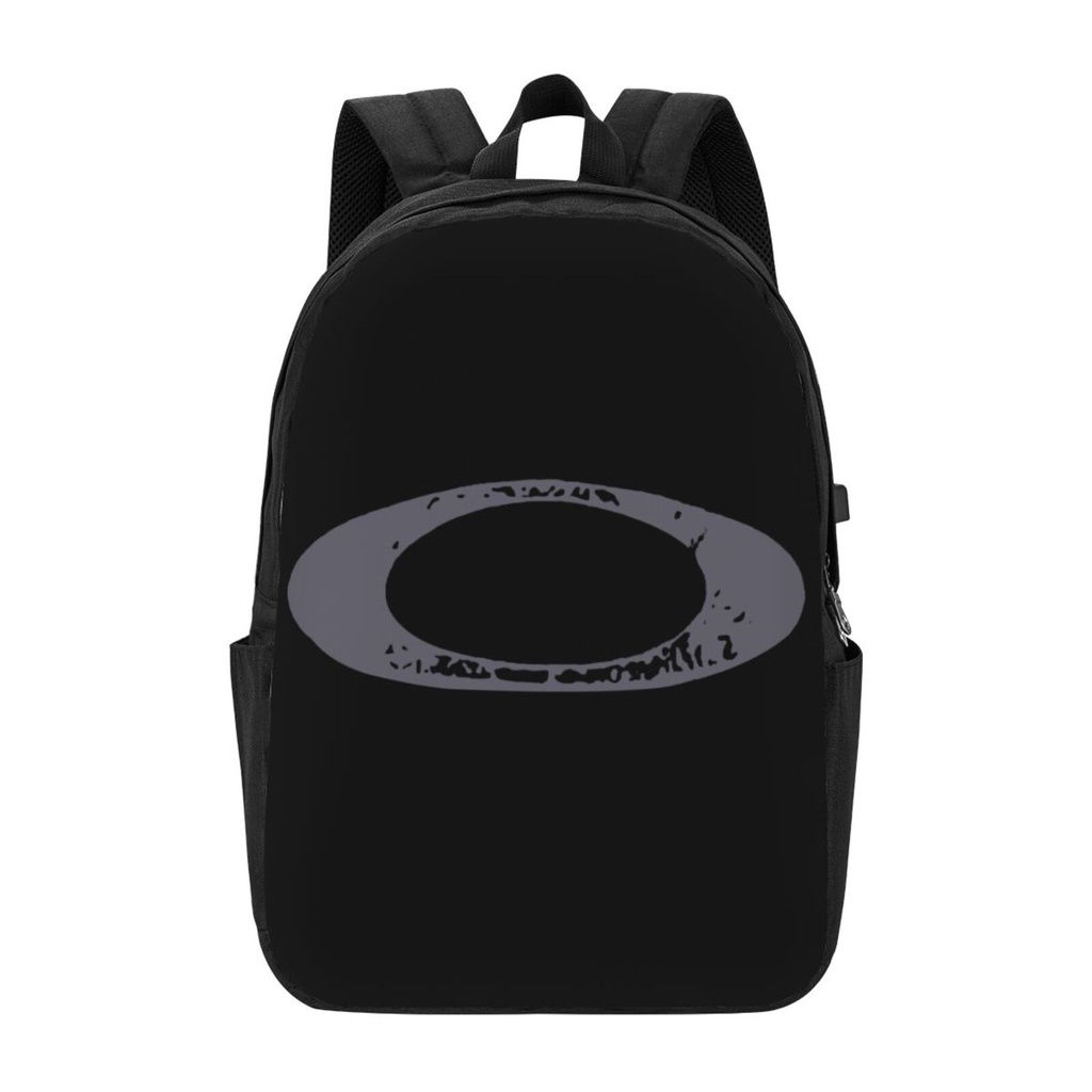 Oakley USB男士背包印花戶外旅行小孩大容量學生書包休閒單肩包