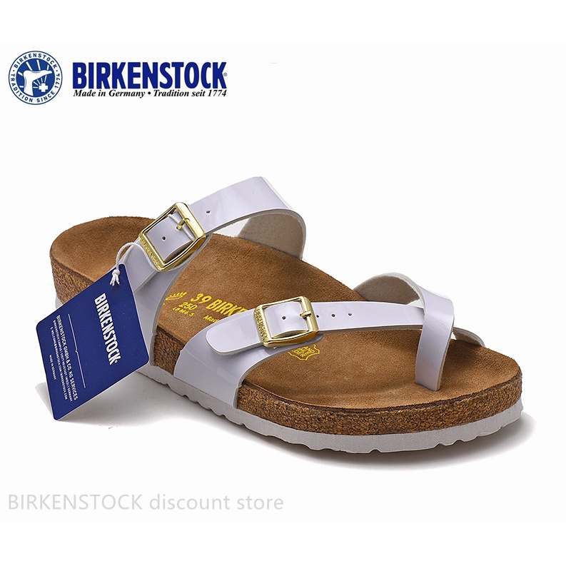 BIRKENSTOCK 勃肯 Mayari 男/女經典軟木白鏡涼鞋拖鞋 34-46