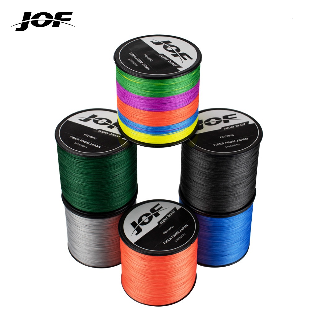 Jof 8 股 300 毫米 PE 編織釣魚線 1000 m。 2 種顏色高品質 100% PE 釣魚線鉤編織釣魚線線漁