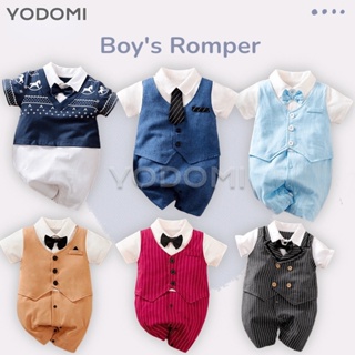 男嬰連身衣幼兒嬰兒短袖套裝連身褲兒童連體衣嬰兒衣服棉 0164