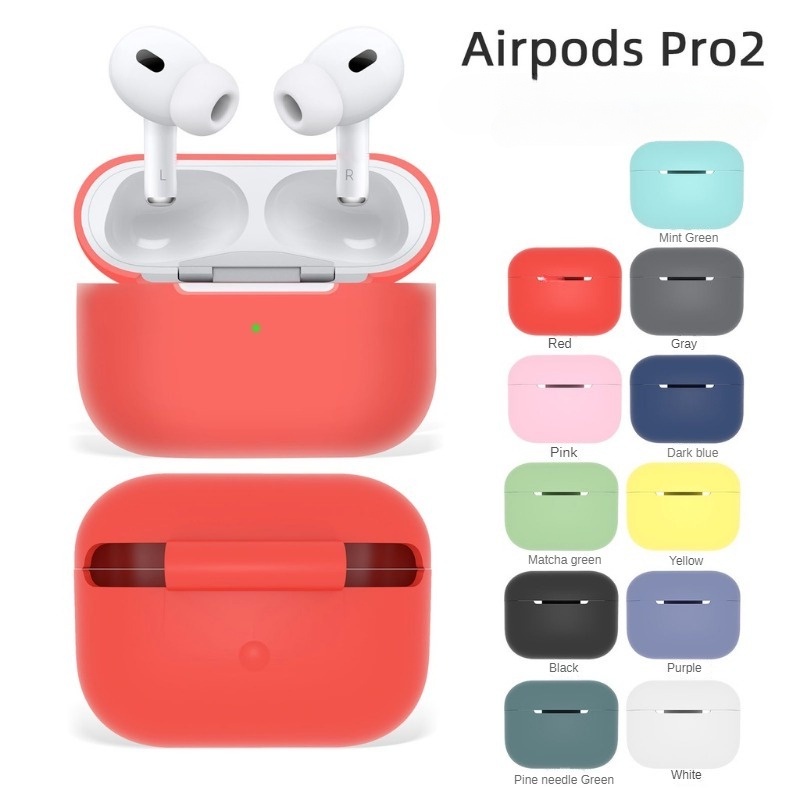 ENVEL官方液體軟矽膠保護套，適用於Apple Airpods Pro 2無線藍牙耳機保護套