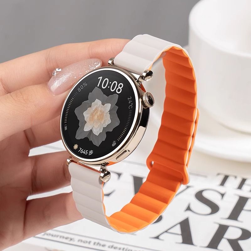 新款 小米手錶運動版 Color2 小米手錶S3 S2 S1 Active 小米手錶2Pro 22mm雙色磁矽膠錶帶